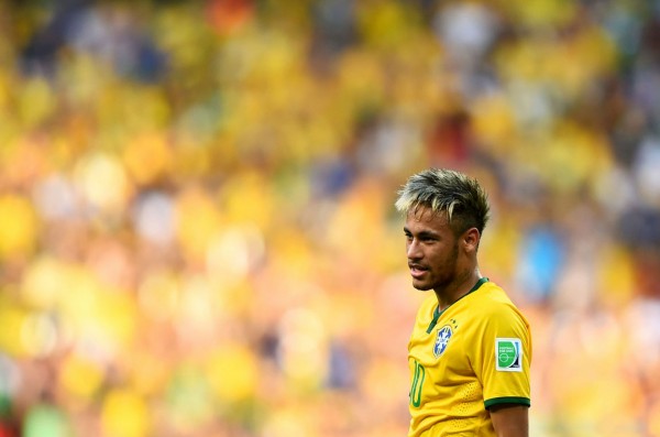 Neymar vs Mexico in the FIFA World Cup 2014