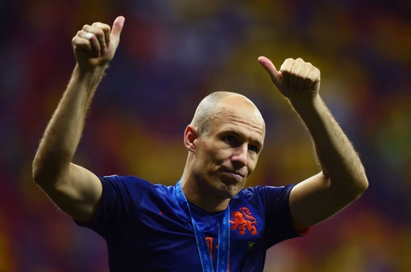 Arjen Robben, Netherlands best player in the FIFA World Cup 2014