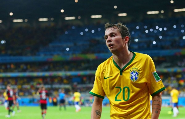 Bernard during Brazil 1-7 loss against Germany