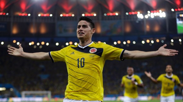 James Rodríguez, Colombia number 10 in the FIFA World Cup 2014