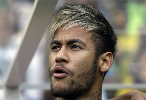 Neymar bold haircut for the 2014 FIFA World Cup