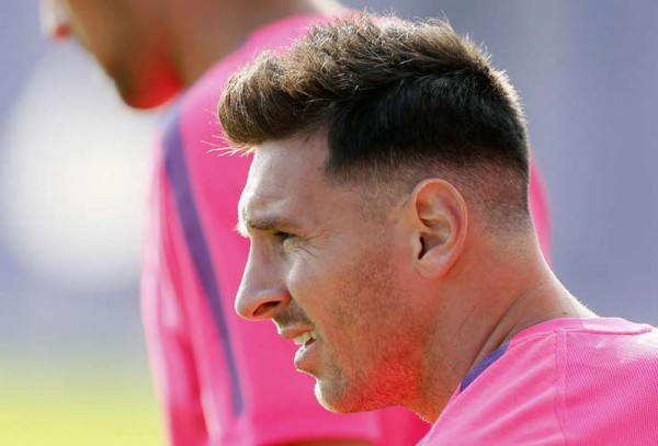 Messi new haircut in 2014