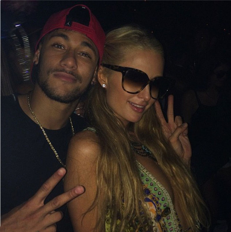 Neymar and Paris Hilton photo in Ibiza