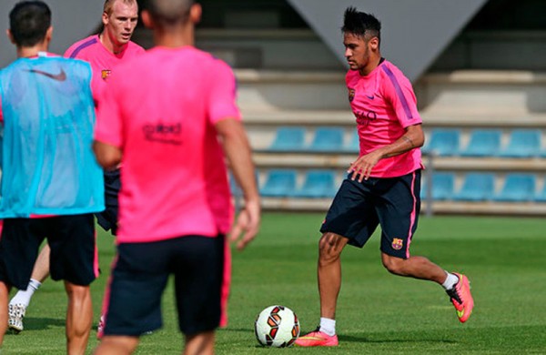 Neymar training without limitation