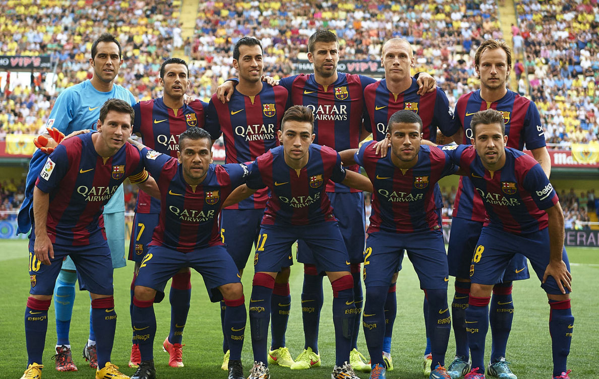 Barcelona starting eleven against Villarreal for La Liga 2014-15
