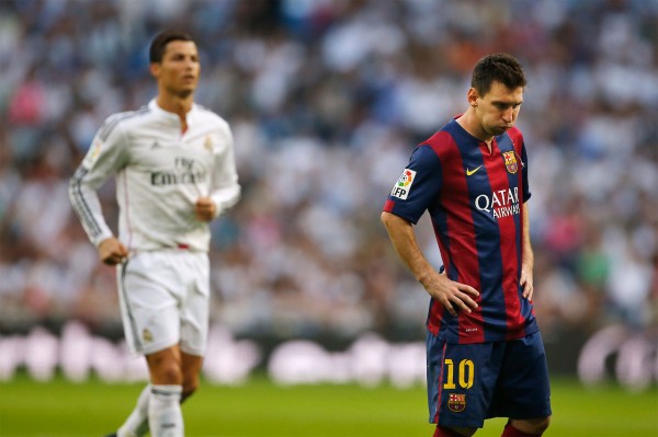 Cristiano Ronaldo and Lionel Messi in Real Madrid 3-1 Barcelona