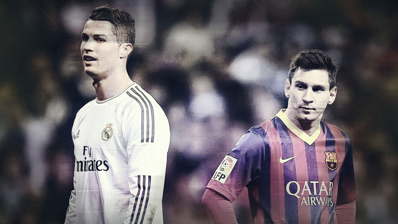 Cristiano Ronaldo vs Lionel Messi wallpaper