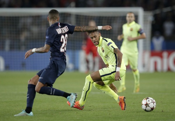 Neymar trick in a UEFA Champions League game for FC Barcelona