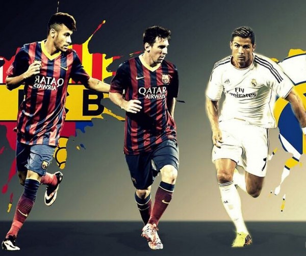 Neymar, Messi and Cristiano Ronaldo wallpaper