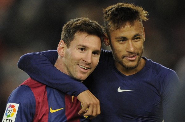 Lionel Messi and Neymar Jr best friends forever