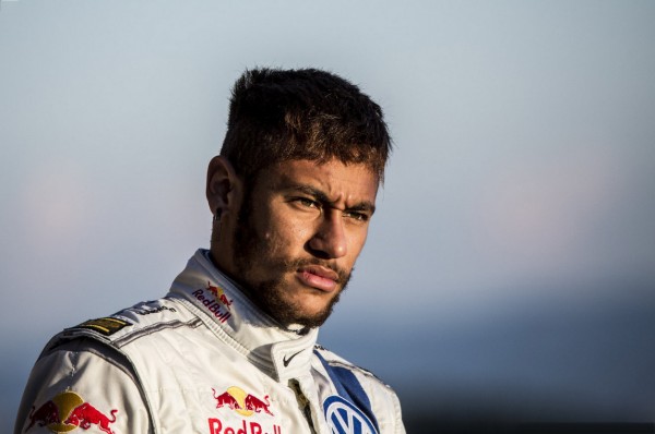 Neymar Jr in a racing pilot uniform