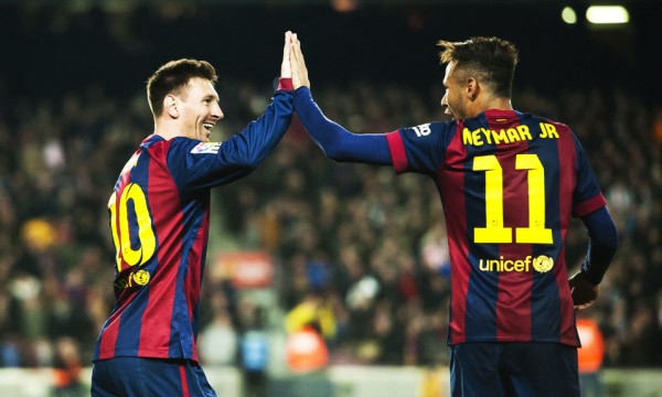 Messi and Neymar best friends in Barcelona