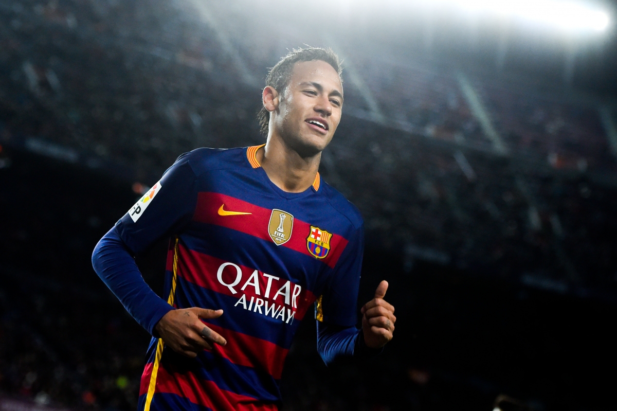 Neymar in Barcelona in 2016