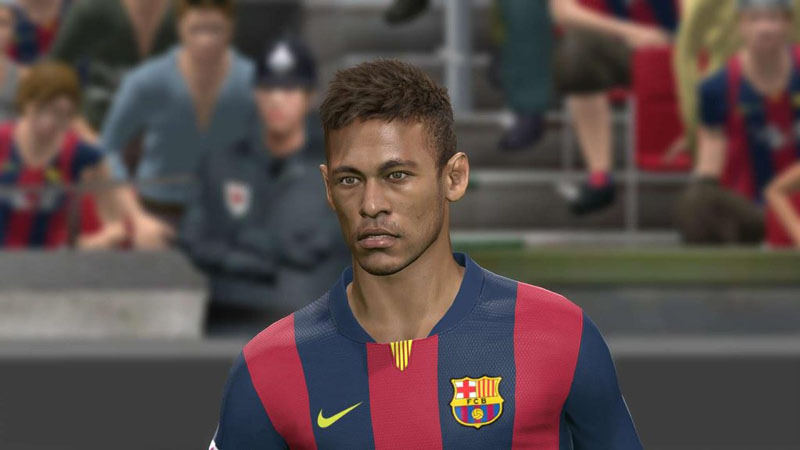 Neymar in a FC Barcelona video game