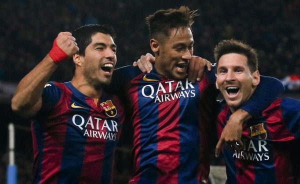 Suarez, Neymar and Messi in FC Barcelona