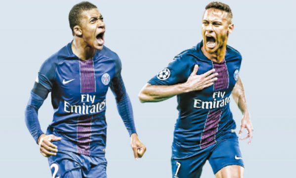 Mbappe joins forces with Neymar at PSG Mbappe joins forces with Neymar at PSG