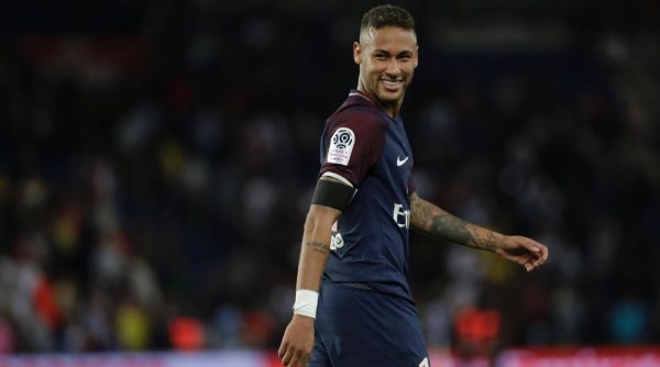 Neymar in action for PSG in France