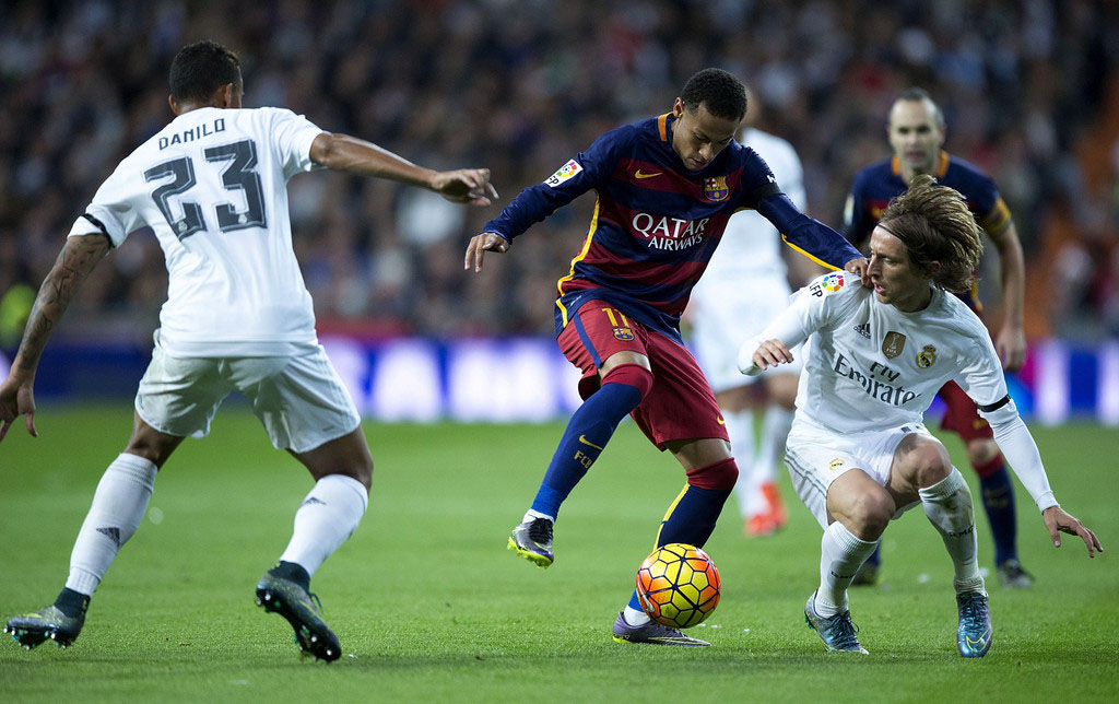 Neymar vs Real Madrid in El Clasico