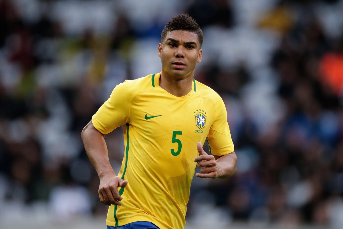 Casemiro in the Brazil National Team in 2018