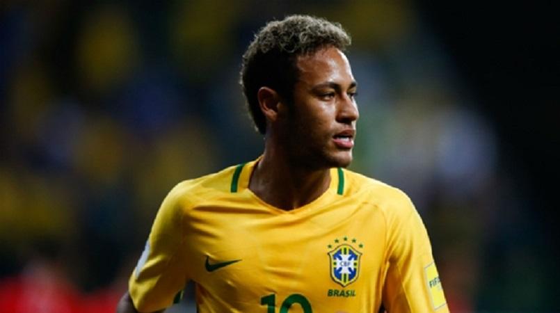 Neymar with the Brazilian National Team