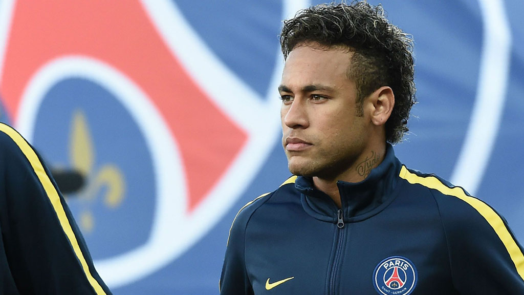 Neymar in PSG in 2018