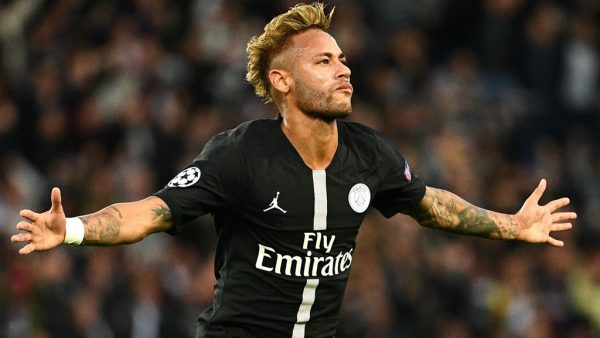 Neymar hat-trick show in the Champions League