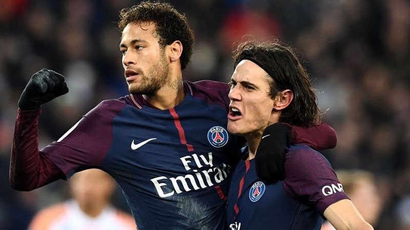 Neymar and Cavani - PSG attackers