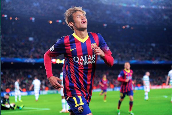 Neymar debut season for Barcelona