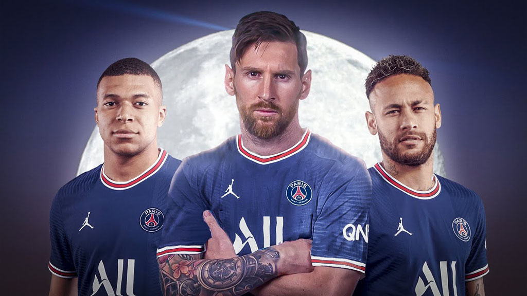 Mbappé, Messi and Neymar in PSG