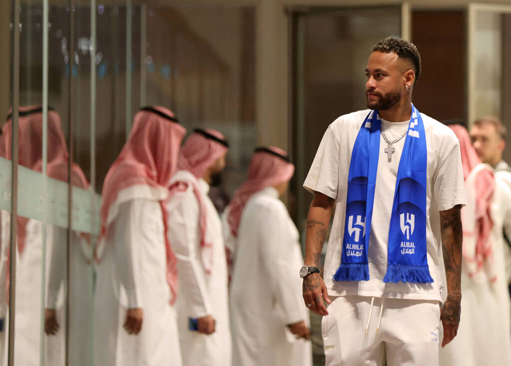 Neymar welcome day in Saudi Arabia