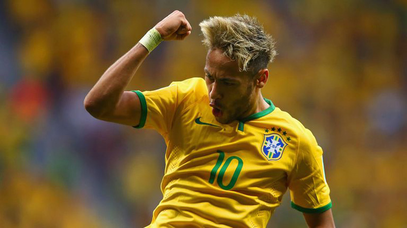 Neymar Brazil's number 10